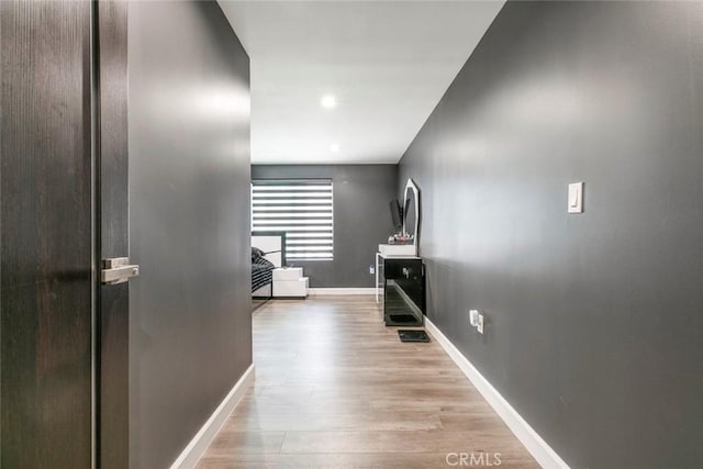 17800 Raymer St, Sherwood Forest, CA 91325 - hall featuring light wood finished floors and recessed lighting