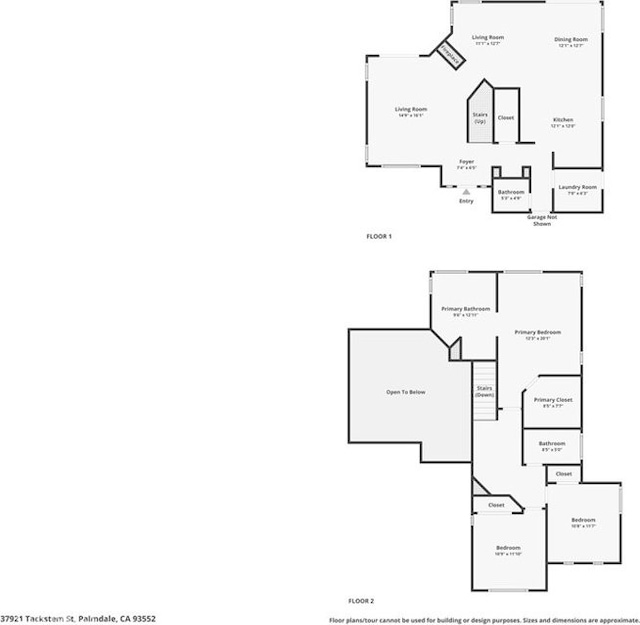 37921 Tackstem St, Palmdale, CA 93552 - view of room layout