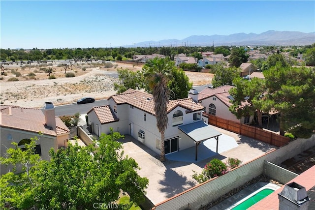 37921 Tackstem St, Palmdale, CA 93552 - aerial perspective of suburban area featuring a mountainous background