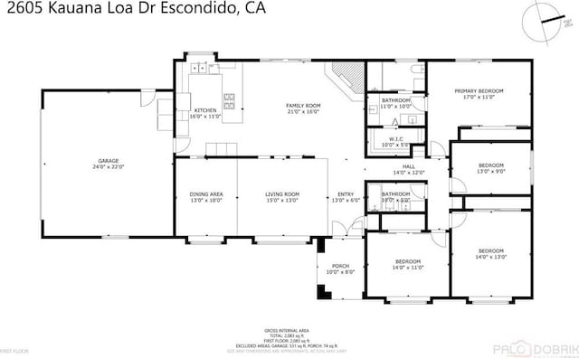 2605 Kauana Loa Dr, Escondido, CA 92029 - view of room layout