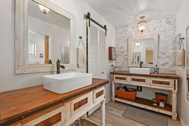 2605 Kauana Loa Dr, Escondido, CA 92029 - bathroom with vanity and wood finished floors