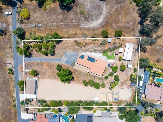 2605 Kauana Loa Dr, Escondido, CA 92029 - aerial view of property's location featuring property boundaries highlighted