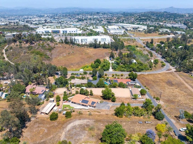2605 Kauana Loa Dr, Escondido, CA 92029 - aerial overview of property's location with a mountainous background