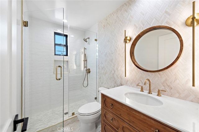 214 W Mariposa Unit B, San Clemente, CA 92672 - bathroom with a shower stall and vanity