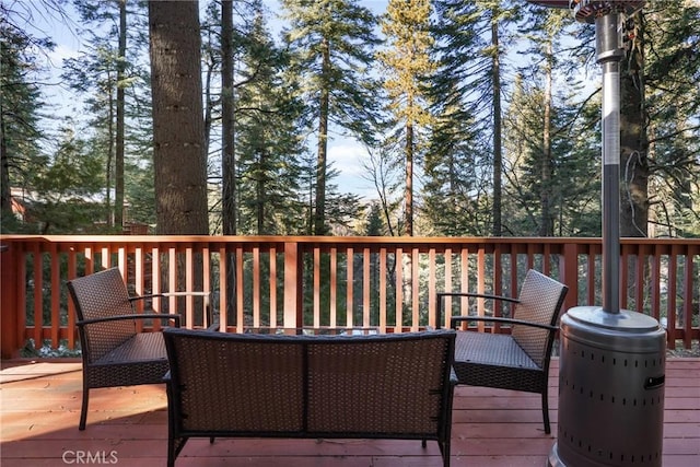 28410 Altamont Ct, Lake Arrowhead, CA 92352 - view of wooden deck