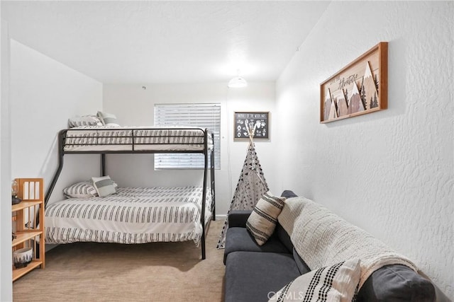 28410 Altamont Ct, Lake Arrowhead, CA 92352 - carpeted bedroom with a textured wall