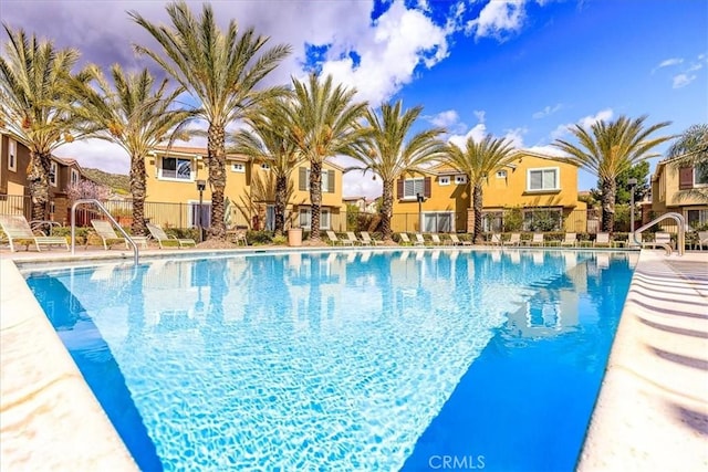 27569 Viridian St Unit 1, Murrieta, CA 92562 - community pool featuring a residential view