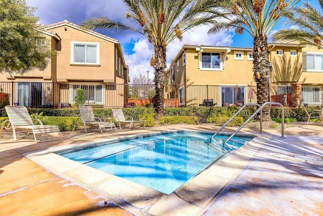 27569 Viridian St Unit 1, Murrieta, CA 92562 - view of swimming pool with a patio