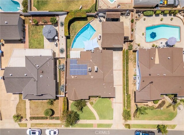 469 N Nearglen Ave, Covina, CA 91724 - aerial view of a pool area