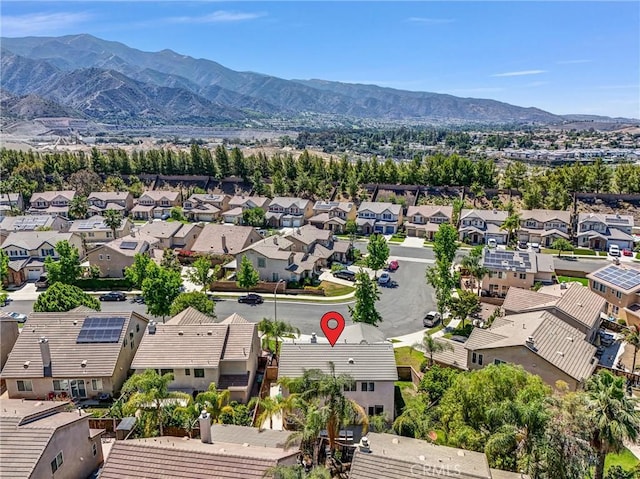 24934 Pine Creek Loop, Corona, CA 92883 - aerial view of residential area with a mountain backdrop