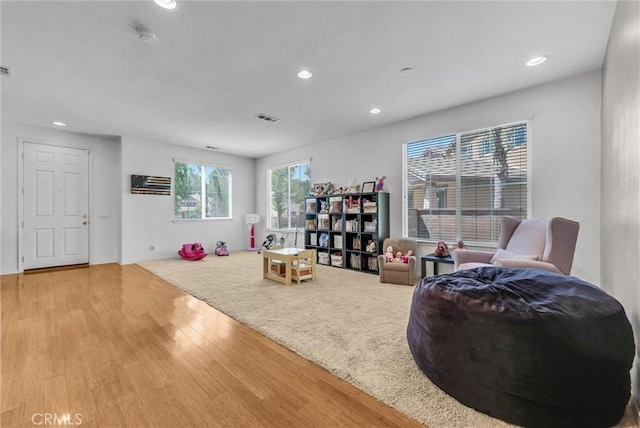 24934 Pine Creek Loop, Corona, CA 92883 - sitting room featuring wood finished floors and recessed lighting