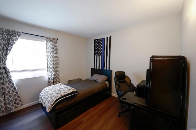 16320 Dartolo Rd, Ramona, CA 92065 - bedroom with wood finished floors and an office area