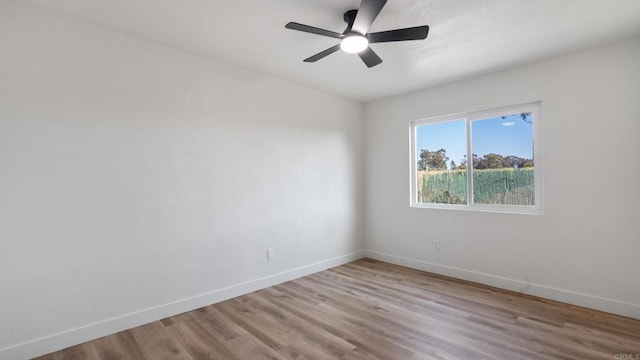 6117 Parkside Ave, San Diego, CA 92139 - empty room featuring light wood-style flooring and ceiling fan