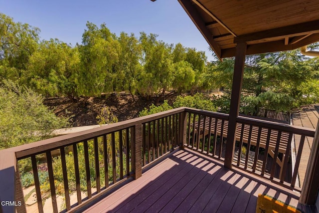 11570 Oakcrest Ave, Ojai, CA 93023 - view of wooden terrace