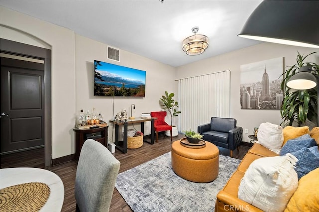 24545 Town Center Dr Unit 5201, Valencia, CA 91355 - living room with wood finished floors and baseboards