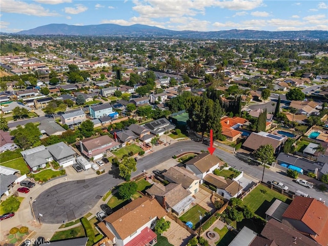 4161 Ricardo Dr, Yorba Linda, CA 92886 - view of property location with a mountain backdrop and nearby suburban area
