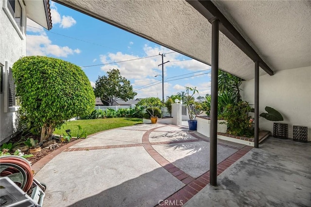 4161 Ricardo Dr, Yorba Linda, CA 92886 - view of patio with a gate