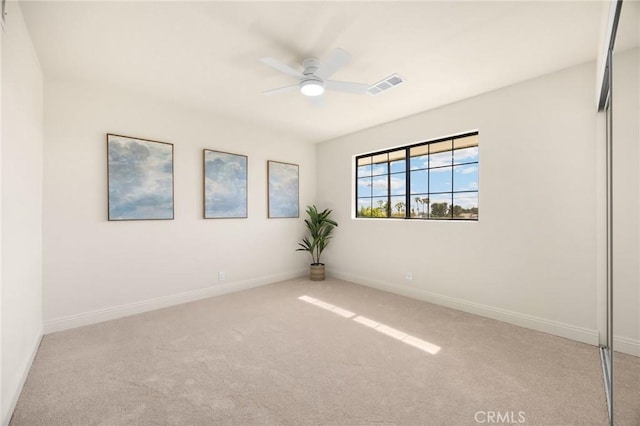 4161 Ricardo Dr, Yorba Linda, CA 92886 - carpeted spare room with a ceiling fan and baseboards