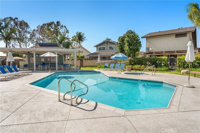 2172 N Pami Cir, Orange, CA 92867 - community pool featuring a patio area