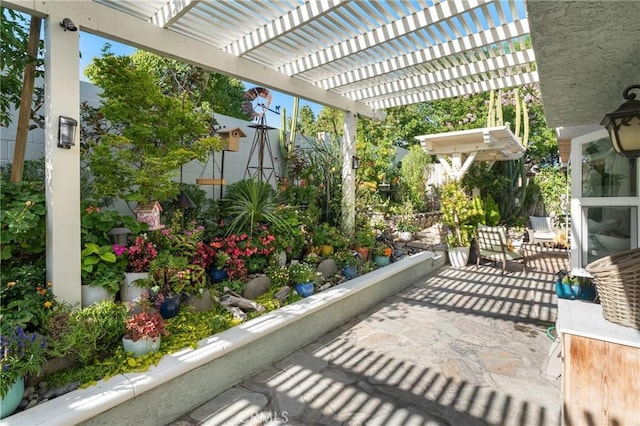 2172 N Pami Cir, Orange, CA 92867 - view of patio / terrace with a pergola