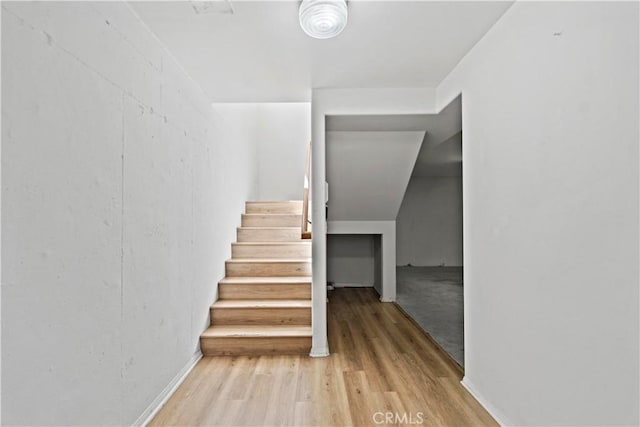 3919 W 242nd St Unit A, Torrance, CA 90505 - staircase with wood finished floors and baseboards