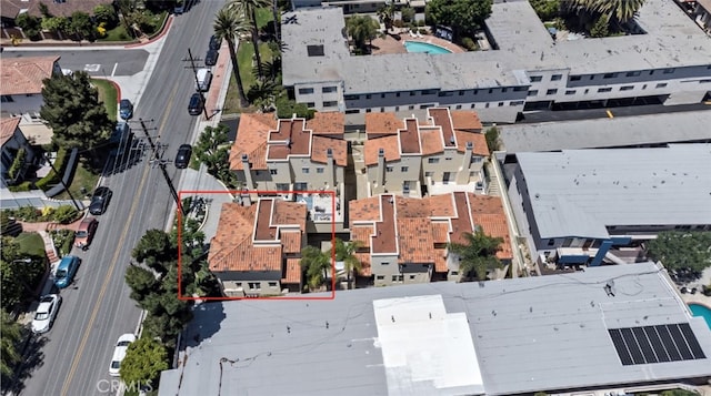 3919 W 242nd St Unit A, Torrance, CA 90505 - view of property location with property parcel outlined and a pool