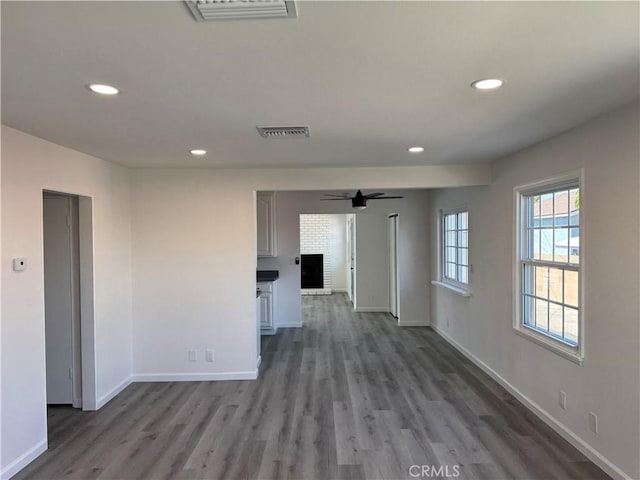 5781 Lime Ave, Cypress, CA 90630 - unfurnished room featuring wood finished floors, recessed lighting, and ceiling fan