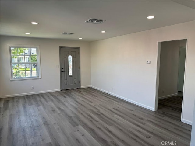 5781 Lime Ave, Cypress, CA 90630 - foyer featuring recessed lighting and wood finished floors