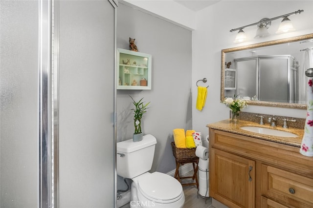 259 62nd, Newport Beach, CA 92663 - bathroom featuring a stall shower and vanity