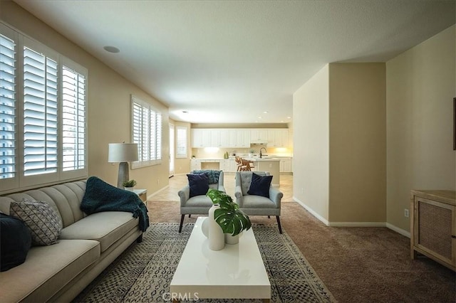 25217 Pacific Crest St, Corona, CA 92883 - living area with light carpet and baseboards