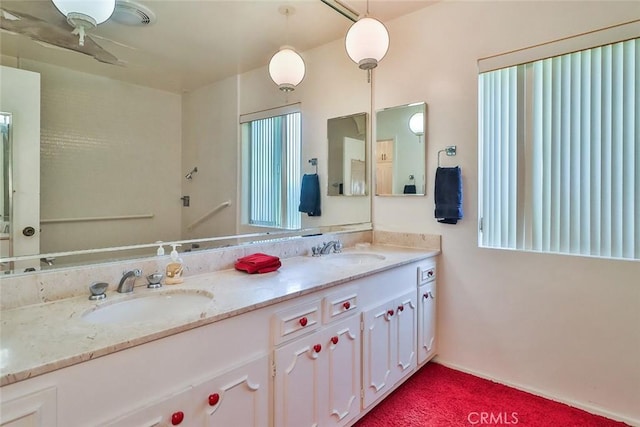 17313 Citronia St, Northridge, CA 91325 - full bathroom with double vanity