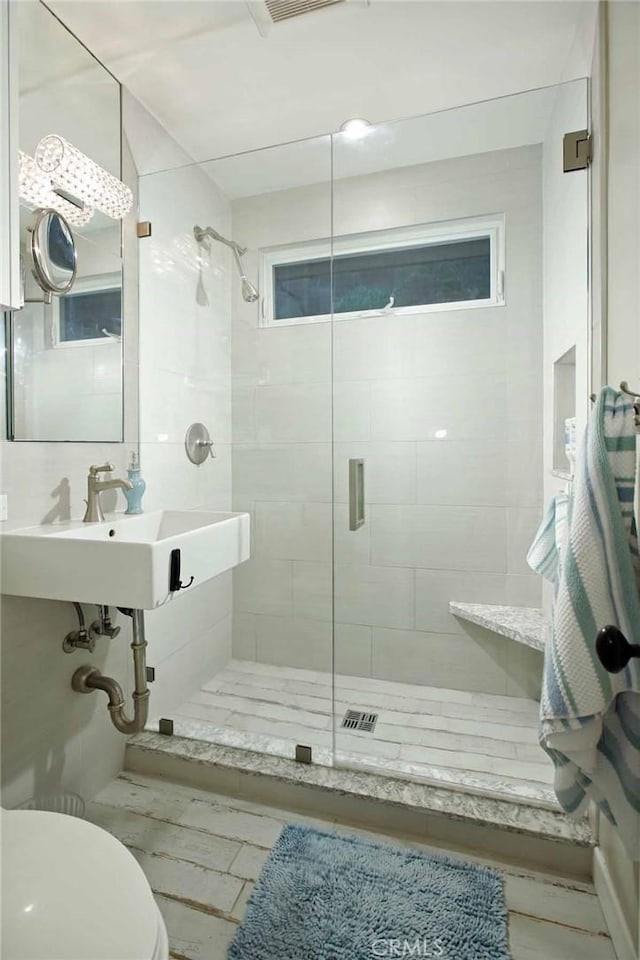 6541 Tokay Rd, Tujunga, CA 91042 - full bath with a shower stall and toilet
