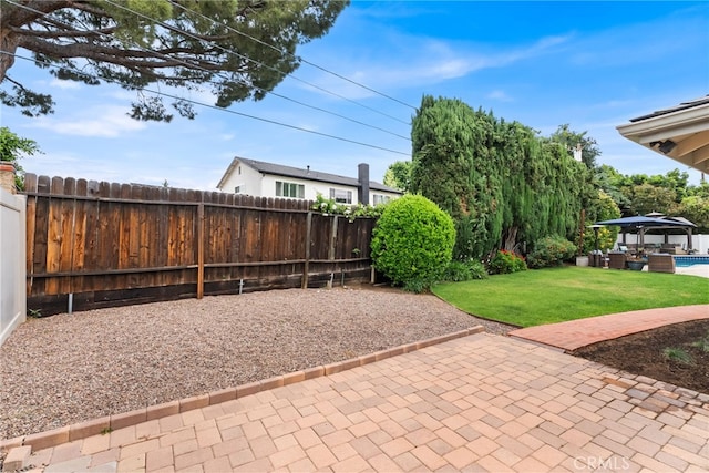 1161 Ravencrest Rd, North Tustin, CA 92705 - fenced backyard featuring a gazebo and a patio area