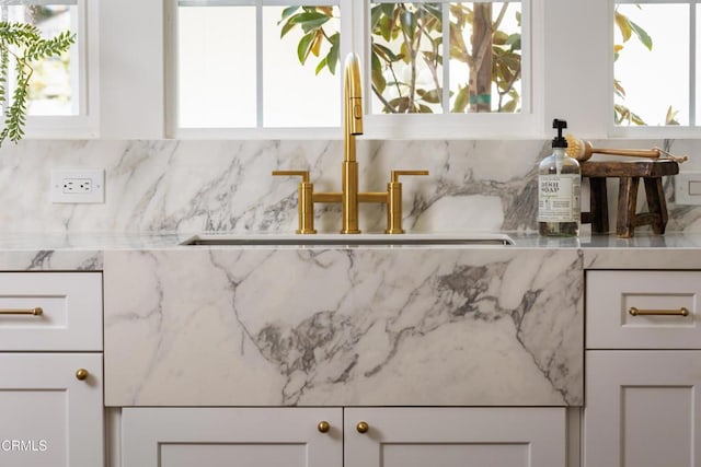 221 N 7th St, Santa Paula, CA 93060 - detailed view of white cabinetry and light stone countertops