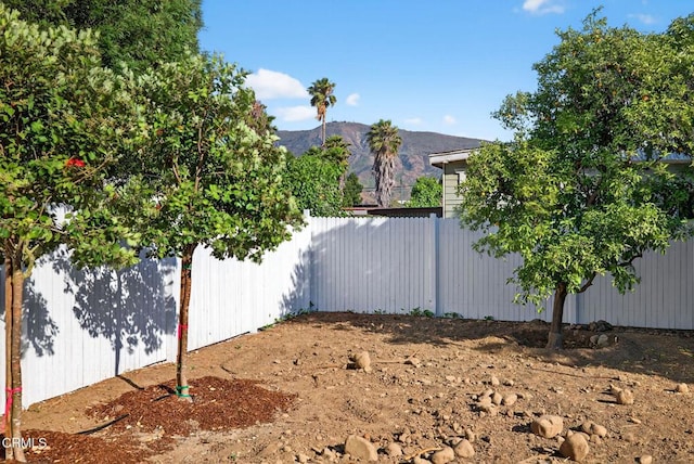 221 N 7th St, Santa Paula, CA 93060 - view of yard with a mountain view