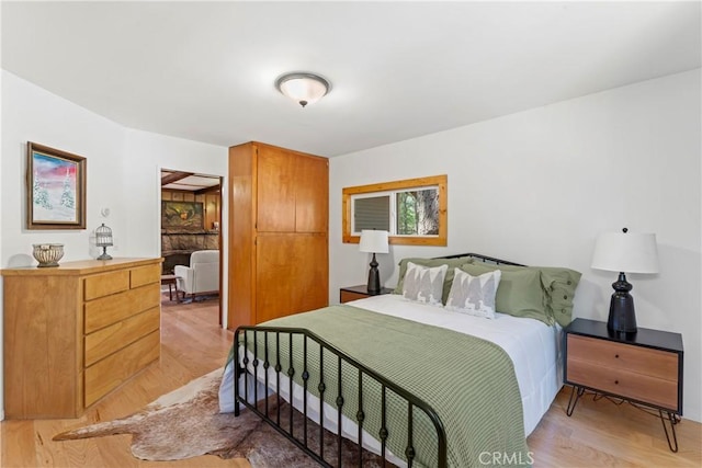27917 Squirrel Ln, Lake Arrowhead, CA 92352 - bedroom with light wood-style flooring