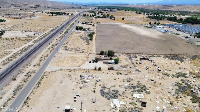 22731 Bryman Rd, Oro Grande, CA 92368 - overview of rural landscape with a mountainous background and a desert landscape
