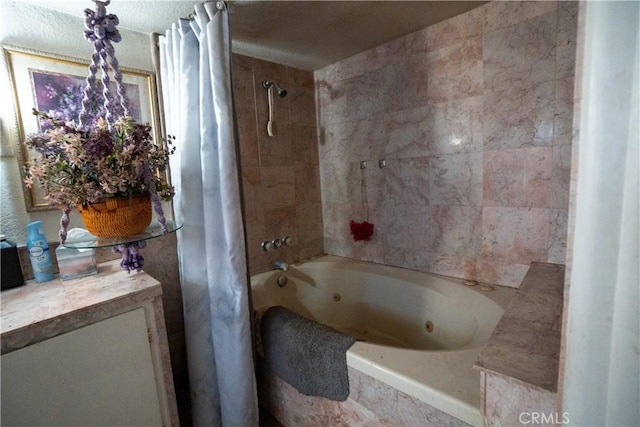 22731 Bryman Rd, Oro Grande, CA 92368 - bathroom featuring a combined bath / shower with jetted tub