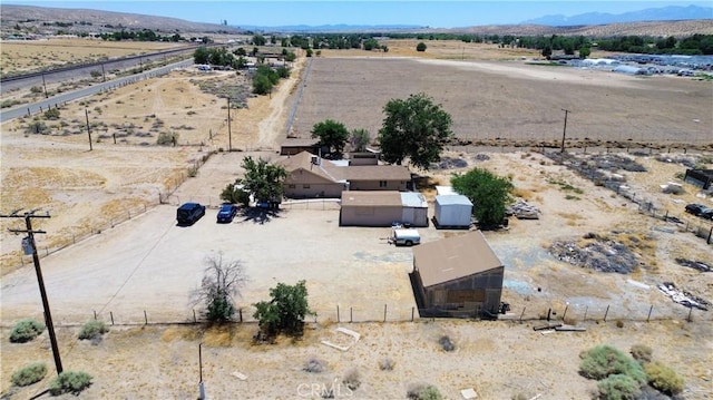 22731 Bryman Rd, Oro Grande, CA 92368 - view of rural area with a desert landscape and mountains