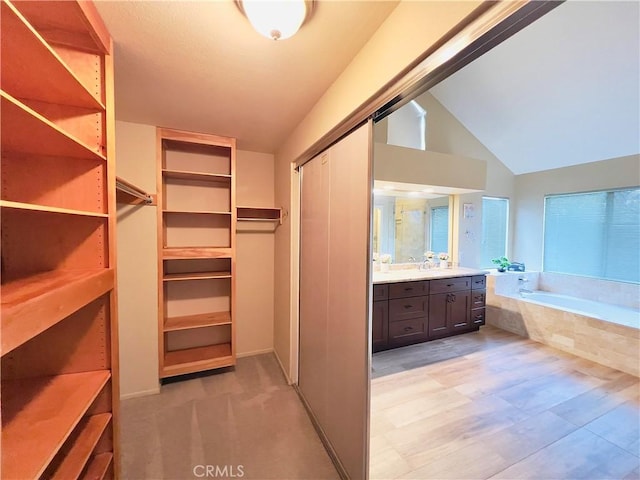 17346 Cold Spring Cir, Riverside, CA 92503 - spacious closet with vaulted ceiling