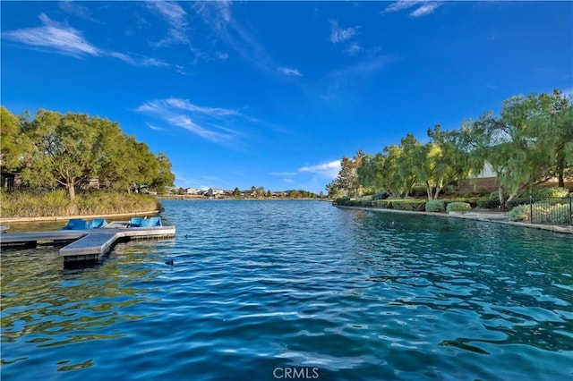27843 Huron Ct, Menifee, CA 92585 - dock area featuring a water view