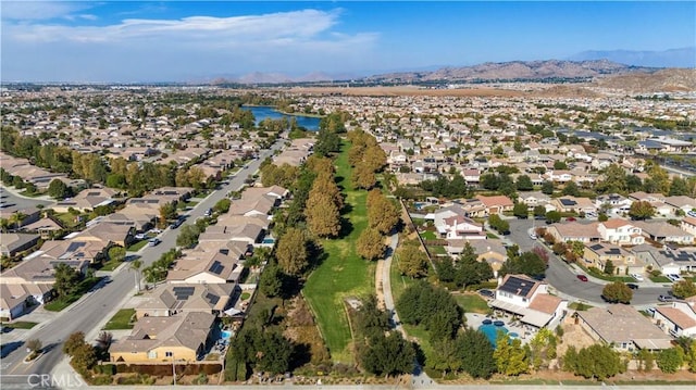 27843 Huron Ct, Menifee, CA 92585 - aerial view of property and surrounding area with nearby suburban area and a mountainous background
