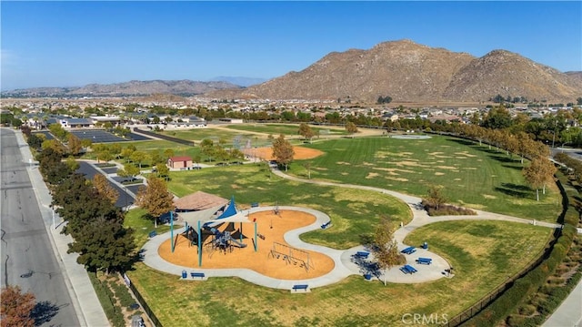 27843 Huron Ct, Menifee, CA 92585 - bird's eye view of a mountain backdrop