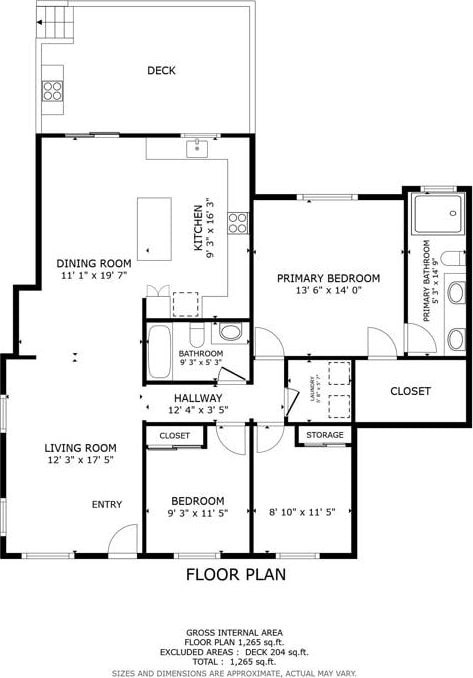 3585 Redwood St, San Diego, CA 92104 - view of property floor plan