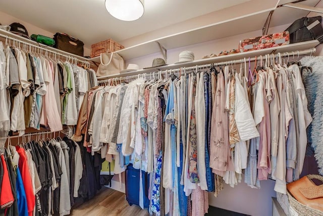 3585 Redwood St, San Diego, CA 92104 - spacious closet featuring wood finished floors