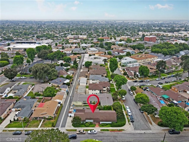 13924 2nd St, Whittier, CA 90605 - aerial view of property's location with nearby suburban area