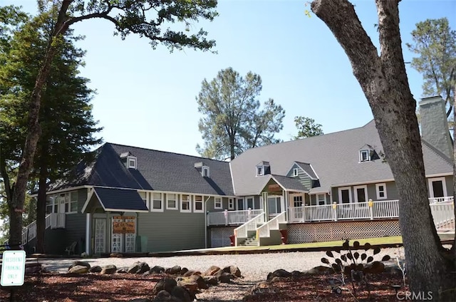 24145 Tokayana Way, Colfax, CA 95713 - rear view of house featuring a wooden deck