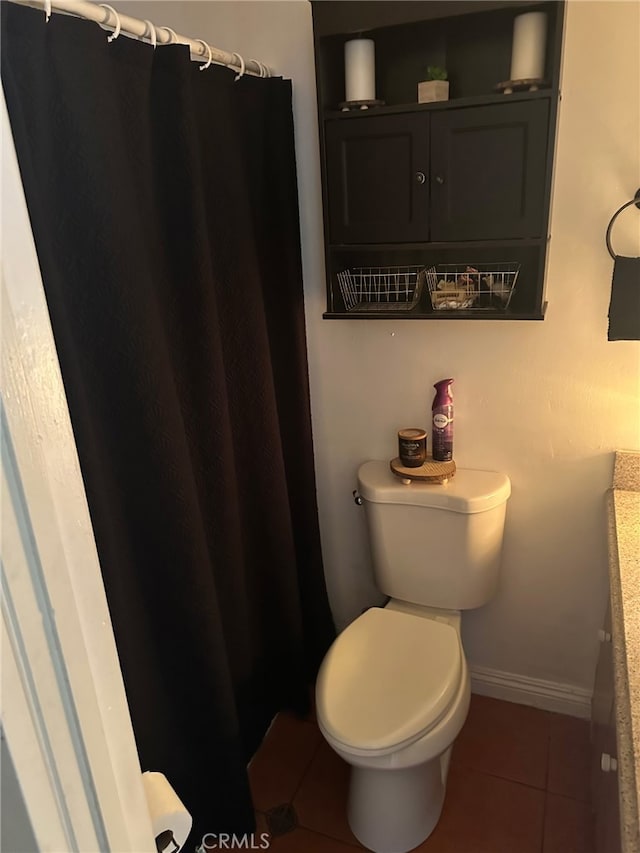 11222 Pinon Ave, Hesperia, CA 92345 - bathroom featuring tile patterned flooring and curtained shower