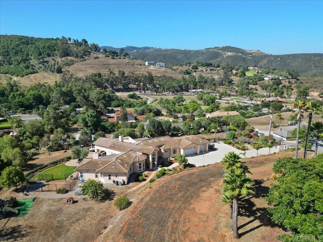 29861 Kirsten Ln, Vista, CA 92084 - aerial overview of property's location featuring a mountain backdrop