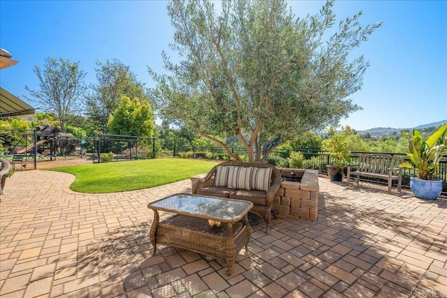 29861 Kirsten Ln, Vista, CA 92084 - fenced backyard featuring a patio